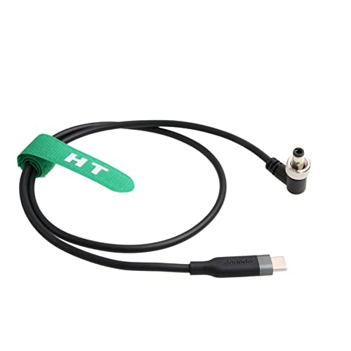 Cable USB C de 12V PD para grabar audio en exteriores con Hollyland Mars 400s