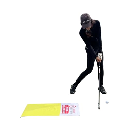 MORE PARS Impact Towel | Low Point Golf Training Aid | Ball Striking Divot Trainer | Crisp Chip Trainer