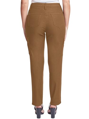 Royalty For Me Womens Women's Hyperstretch Straight Leg Cargo Pants, Wp1747313