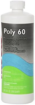 Quart Black Algaecide Poly 60 for Swimming Pools Non-Metallic & Non-Foaming - 29,090 Gallons Per Bottle by Nu-Clo 2015