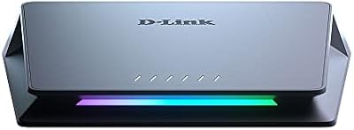 D-Link DMS-106XT Switch Multigigabit para Gaming, 5 Puertos LAN 2.5 Gigabit, 1p LAN 10 Gigabit, sin gestión, diseño avanzado con Leds, Turbo Mode, IGMP Snooping, priorización Inteligente
