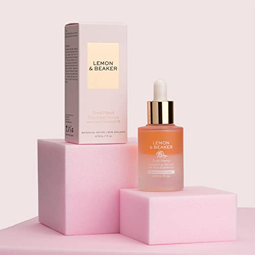 Lemon & Beaker Dual-Blend Repairing Serum With Rose Essential Oil - Soothing, Restorative & Antioxidant Skin Serum Suitable For Dry To Combination Skin - Vegan & Cruelty-Free, 1 Fl Oz #TOP5