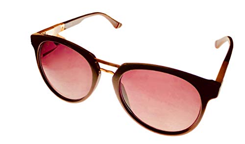 Lunettes de soleil carrées homme Fila SF9281 Z94 marron doré en plastique