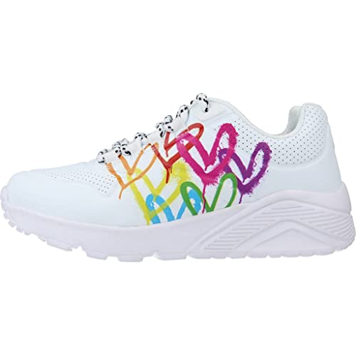 Baskets Skechers Uno Lite Love Brights Goldcrown pour Enfant - vue 3