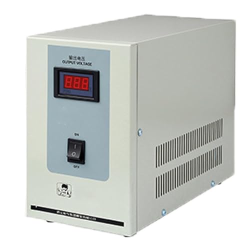 Automatic Voltage Stabilizer,Electronic Voltage Regulator Single-Phase AC Regulated Power Supply High Power Refrigerator Air Conditioner Overvoltage Protection(1KVA)