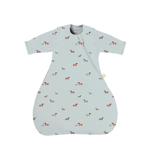 Image of GUNAMUNA Long-Sleeve Transitional Swaddle Sleep Bag - Soothes Infants, Easy Diaper Changes with WONDERZiP