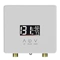 Kweetle Tankless Water Heater Electric,240V 6000W Under Sink Instant Water Heater with Digital Display Touch Screen On-Demand Water Heater Point Of Use for Kitchen,Bathroom,Laundry,RVs