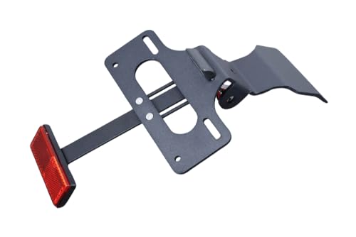 avdb-Moto Kennzeichenhalter AVDB kompatibel mit Honda CRF 300 L 2021-2024, CRF 300 L Rally 2021-2024 MIT Rückstrahler