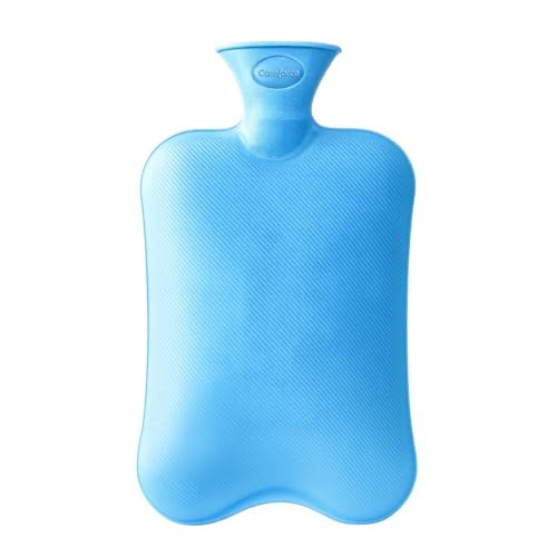 Image of Careforce - The Force Behind Your Health Hot Water Bag for Pain Relief Heating Pad for Periods Cramps, Muscle Aches Heat Pack for Back, Neck, Shoulder and Body Relief -Blue