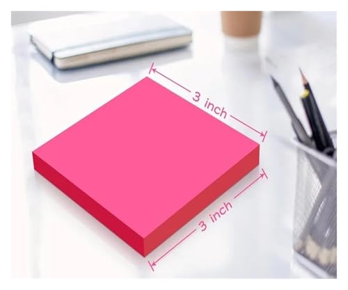 Bloc-notes autocollants 6 pièces notes colorées bureau et maison