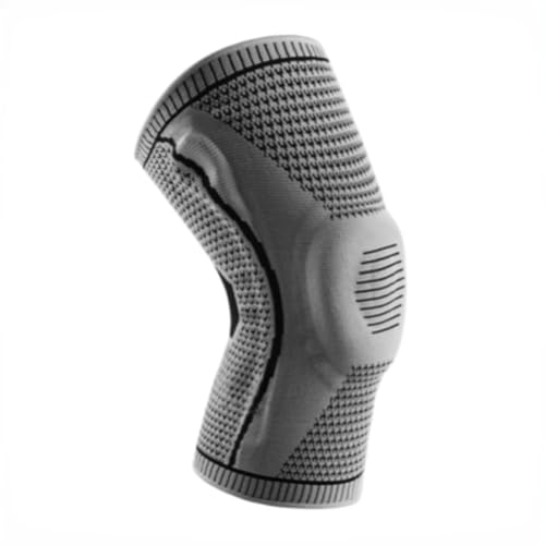 Hhhchpm Griqos Knee Braces for Knee Pain Breathable Knee Sleeve with Compression Support Lightweight Knee Protector for Daily Use (Gray M)