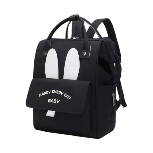 JOYNCLEON Wickeltasche Rucksack, Multifunktionaler Windelrucksack mit Kinderwagen-Clips, Geräumiger Wickelrucksack aus Wasserabweisendem Material, Stilvoller Organizer für Baby Erstausstattung