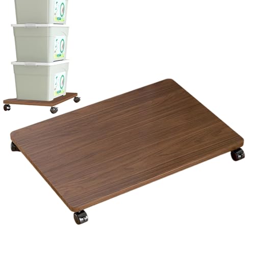 Tragbarer Schreibtischdrucker, Schreibtischständer, 17,72 x 11,81 x 2,44 Zoll großer wasserdichter Wagen mit Kapazität, kompakter Rolltisch, Druckereinheit mit Rädern, Aufbewahrungszubehör für