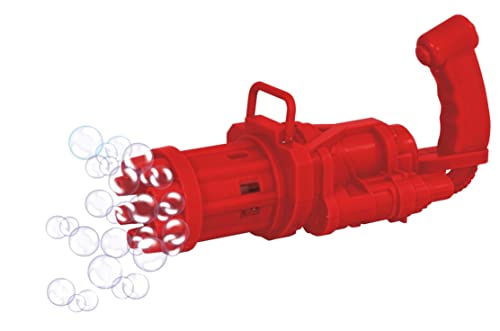 Image of Toyzone Terminator Bubbles Gun | Portable Bubble Maker Machine | Outdoor & Indoor Activity Toy | Colorful Bubbles | Cool Bubble Toy for Girls & Boys (Superman Terminator Bubbles Gun, Red)