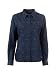 Produktbild s'questo Bluse 1/1 Jeansbluse, Herz-Stickerei, Blusenkragen, Blau Indigo 42 Soquesto Kollektion Sweet Soul