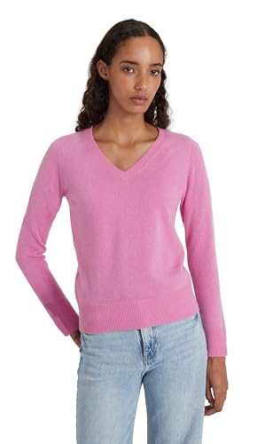 Image of Style Republic Women's 100% Pure Cashmere V-Neck Pullover Sweater | Lightweight Tops, Ultra Soft Feel, Naturally Breathe, Easy Layering, All Day Comfort Wear, Easy Care, Hand Wash Only