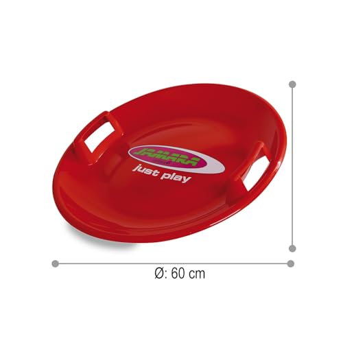 Snow Play Rutschteller 60cm - Haltegriffe an beiden Seiten, langlebiger, robuster Kunststoffk&ouml;rper, Leichtgewicht mit nur 555 g