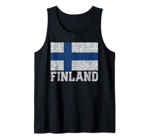 Finland Flag Country Home Men Women Christmas Gift Family Camiseta sin Mangas