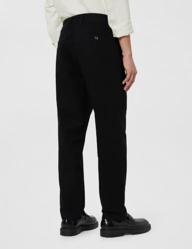 Image of Amazon Brand - Symbol Men's Relaxed Fit 100% Cotton Casual Trouser | Constructed Waistband | Pants | Available in Plus Sizes