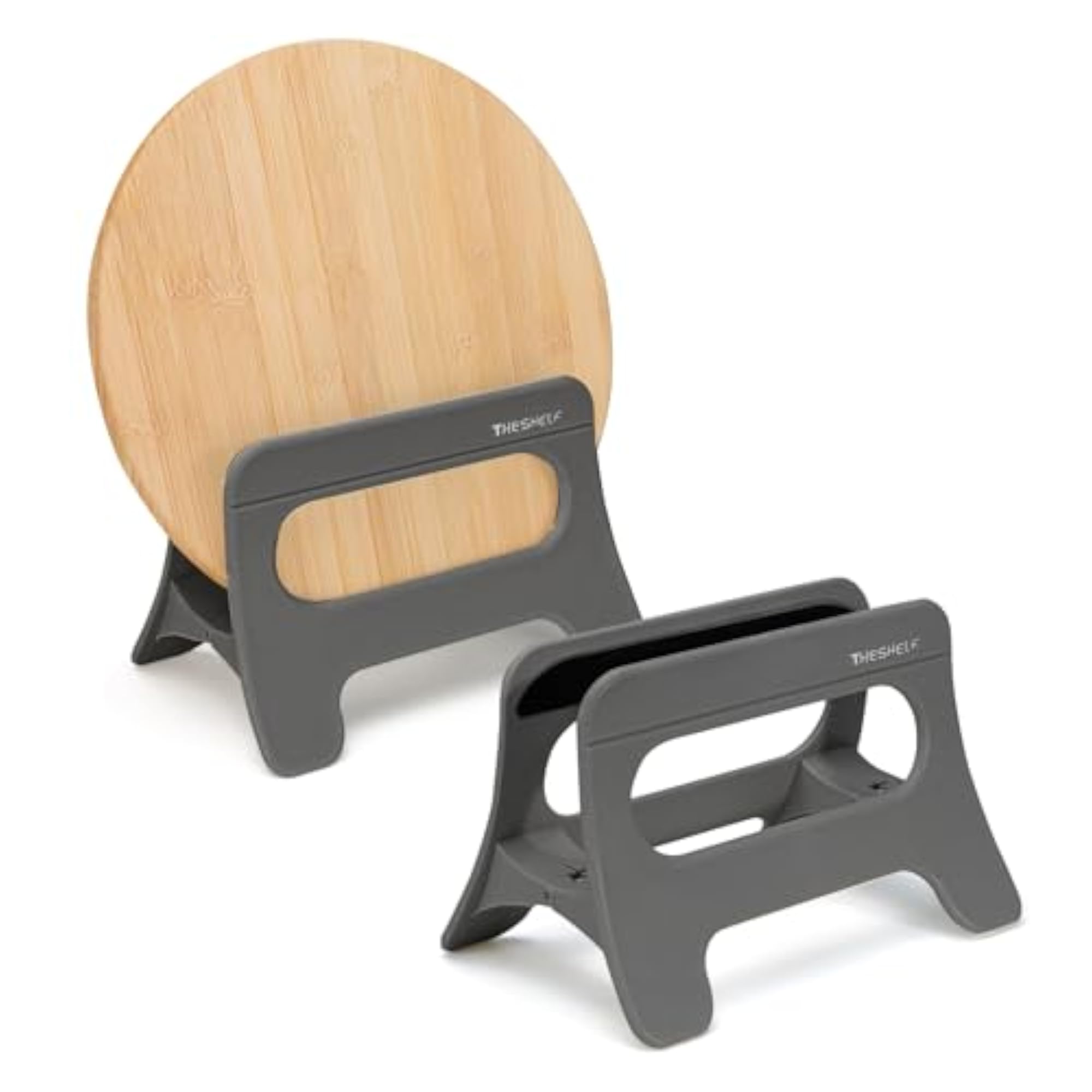 2Pcs Cutting Board Holder, Automatic Width Adjustment