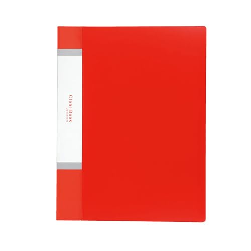 アーテック(Artec) 文房具 ファイル クリアブック 横入れ 40ポケット レッド A4 74592