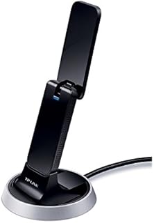 TP-Link AC1900 High Gain Wireless Dual Band USB Adapter for PC, Desktop, Laptop and Tablet (Supports Windows XP/7/8/8.1/10/11, OS X (10.910.13), Beamforming Technology, WPS Button) (Archer T9UH)