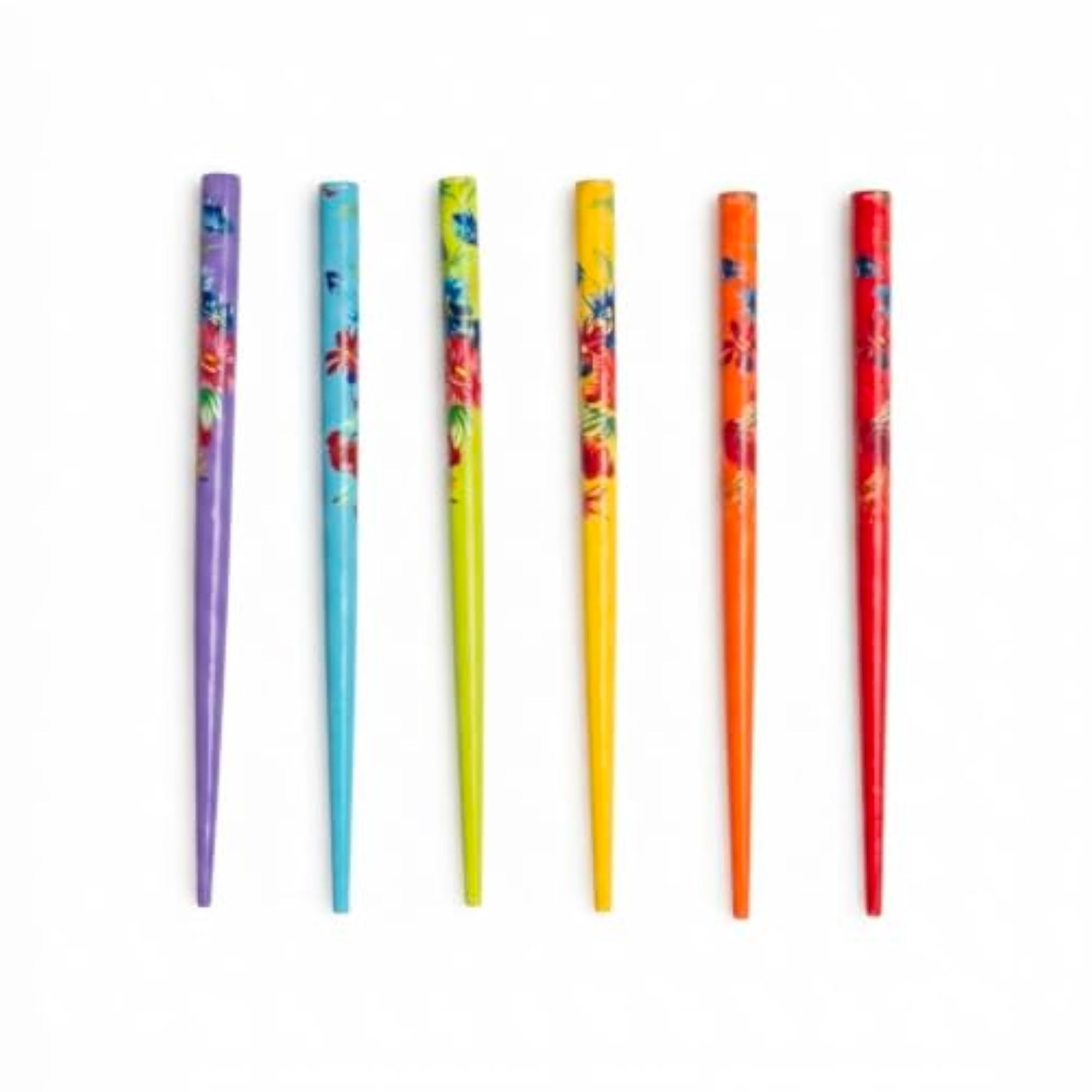 6PC Wooden & Metal Juda Stick Set