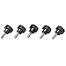 Jonlaki 10Pcs Thumbscrew Grip Round Head Knurled Knob for Mechanical and Industrial Applications