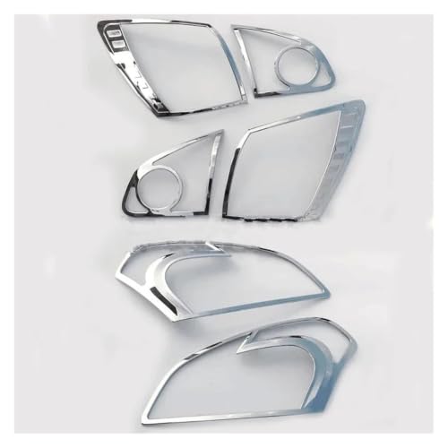 Protector de luz trasera en ABS cromado que evita arañazos en focos Qashqai J10