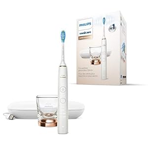 Philips Sonicare Elektrische Tandenborstel DiamondClean 9000 – Voor wittere tanden – Ingebouwde poetsdruksensor – App…