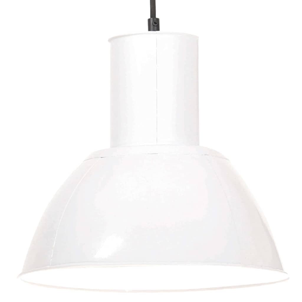 Okrągła biała lampa wisząca 28,5 cm E27 25 W