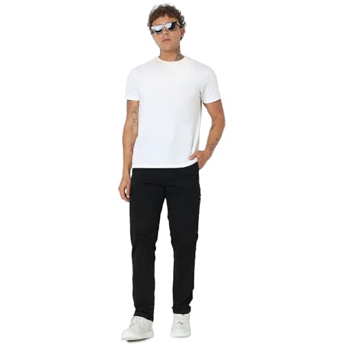 Image of Spykar Men's Regular Cargo Pants