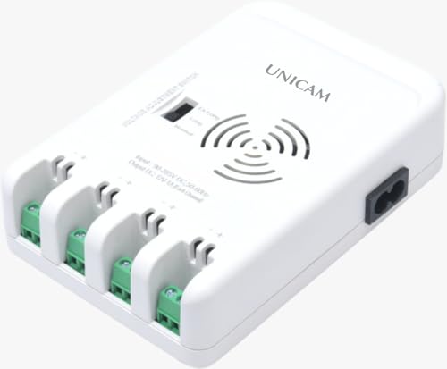 Image of UC-104F - 4-Channel SMPS Power Supply Adapter - Supports Up to 4 CCTV Cameras for Video Surveillance Systems - Black - 4 Channel