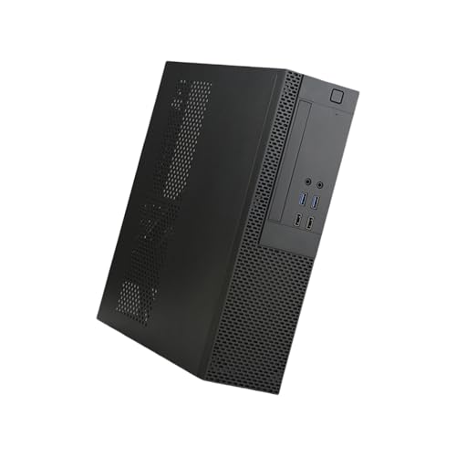 Carcasa de metal fuerte para computadora horizontal y vertical con panel de red