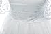 Bow Dream Baby Girls Christening Baptism Dress Set Formal Wedding Special Occasion Dresses for Toddler 4Pcs White 3-6 Months