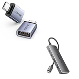 UGREEN USB C auf USB 3.2 Adapter 10Gbps Bündeln mit USB C Hub 10 Gbps