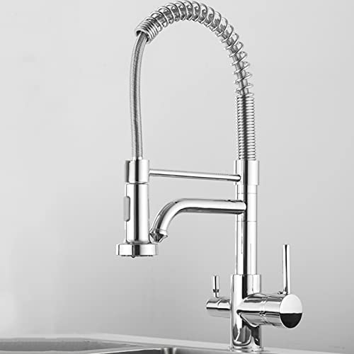 Robinet de cuisine à 3 voies pour purifier l'eau du robinet