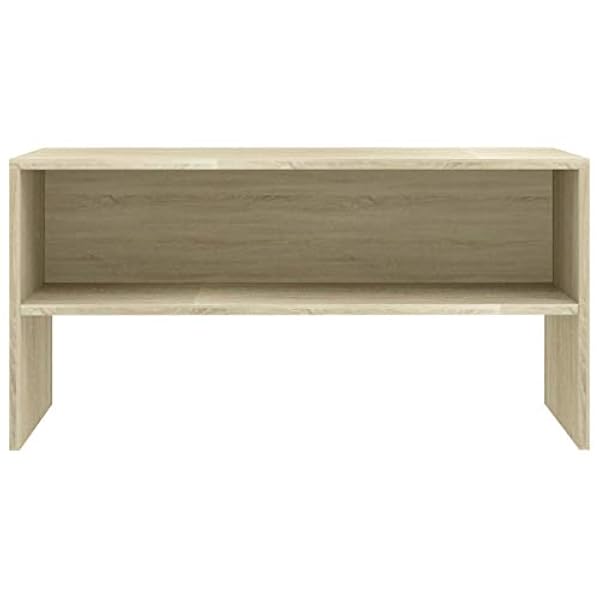 Festnight TV-bank voor woonkamer of slaapkamer, Sonoma eiken, 80 x 40 x 40 cm, spaanplaat