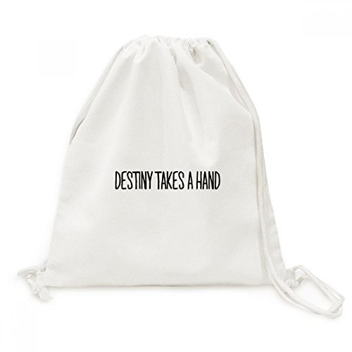 Sac à dos canevas drawstring avec finitions soignées DIYthinker Le Destin