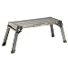 Produktbild Arbeitsplattform DR-Büro 1470 - Aluminium - Maße (B/T/H) 76x30x37 cm - Belastbarkeit 150 kg - geriffelte Trittfläche - Sicherheitsverriegelung