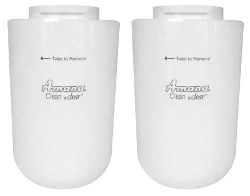 Amana WF401P Clean N Clear Refrigerator Water Filter, 2-Pack
