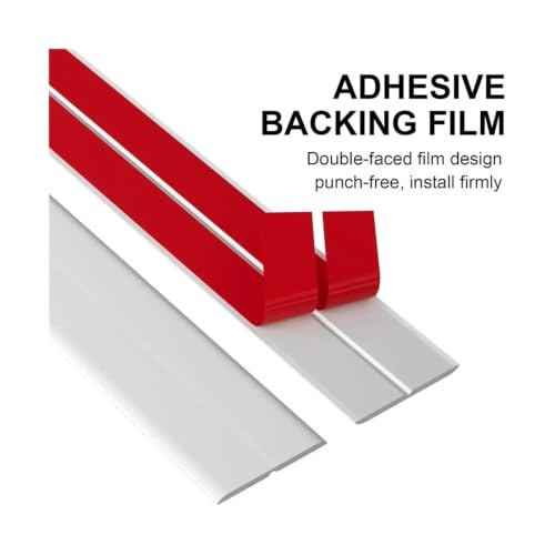 Cornière PVC blanc flexible 4cm x 3m auto-adhésive pour angle intérieur et protection des murs - 3