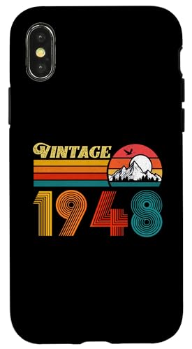 78�΂̒a�����v���[���g 78�� �j�� ���� ���g�� ���B���e�[�W 1948 �X�}�z�P�[�X iPhone X/XS �p