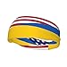 Joisbs American & Ukraine Flag Elevate Your Performance with Fashionable Sweatbands - Ideal for Any Activity!
