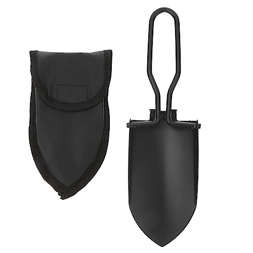 WOONEKY Pala Plegable De Jardín De Inoxidable Shovel Multifuncional para Camping y Jardinería con Bolsa De Transporte Diseño Portátil y Fácil De Usar para Exterior y Actividades Al