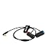 ZBLZGP Audiokabel, Low-Profile, TA3M XLR 3-poliger Stecker auf 3,5 mm-TRS Y-Kabel für Canon EOS C70 6K Pro Kameras, RØDE Wireless GO II Dual Channel Wireless Ausgang