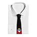 AKMCBSH Fashion Flag of Antigua & Barbuda Tie Comfortable Soft Novelty Necktie Unisex Neck Ties for Weddings Party Birthday Gift