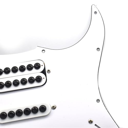 Pickguard ST double simple double blanc pour guitare électrique