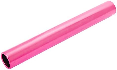 Muka Aluminum Track and Field Relay Baton Stick Running Race Outdoor Field Tool-Pink