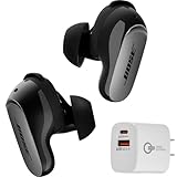Bose QuietComfort 2nd Gen Ultra Wireless Noise Cancelling Earbuds - Black, with Wall Charger